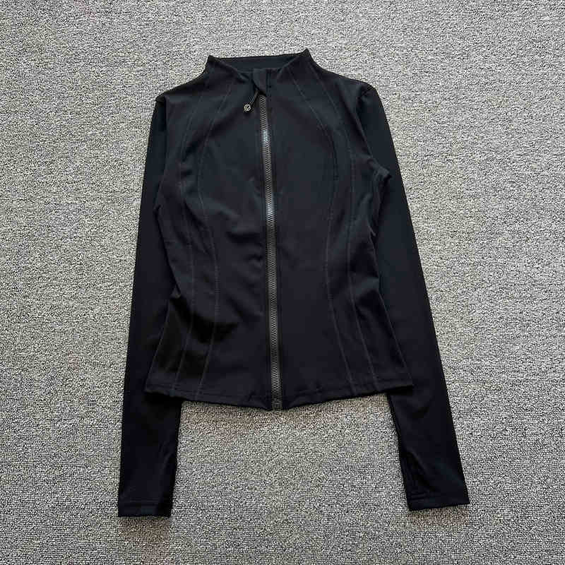 Yoga Fitness Jacket - Stand collar zipper sports suit women's