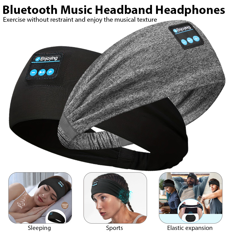 Yoga Fitness Video - Wireless Bluetooth Earphones Sleeping Headband Headphones