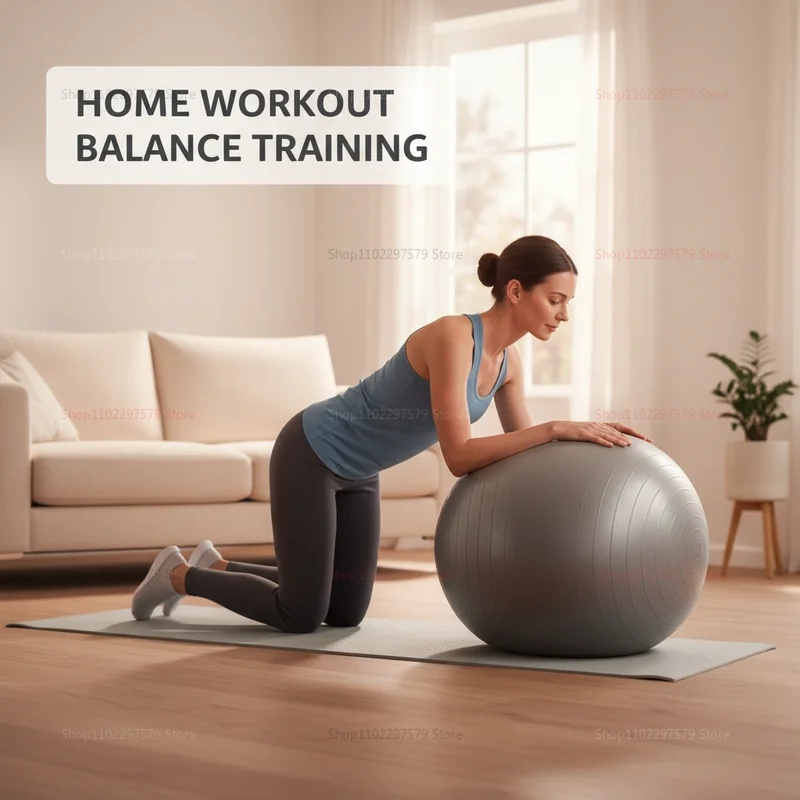 Anti-Burst Yoga Ball with Pump - огляд і ціна Bosu Ball Balance