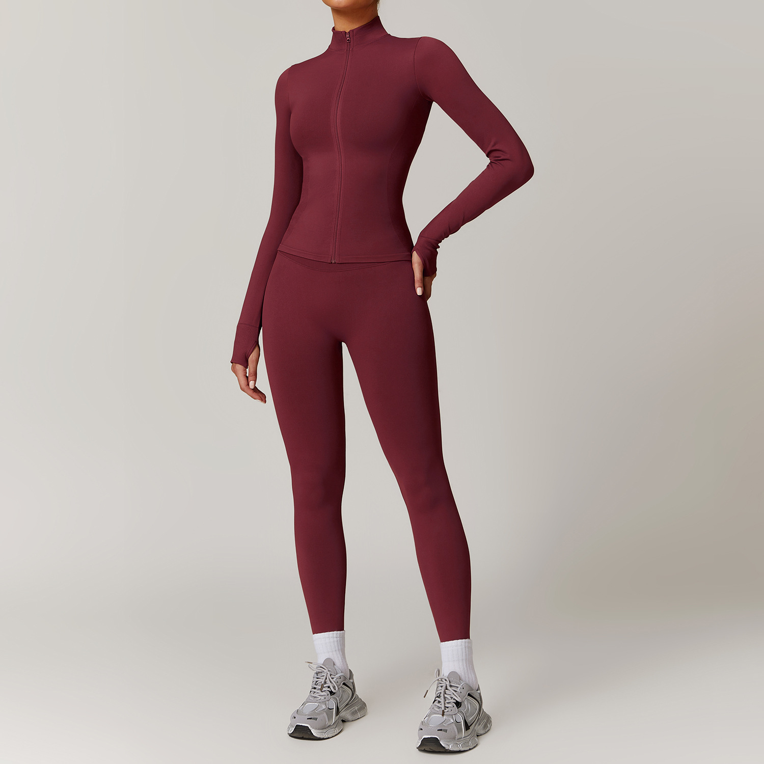 Women Seamless Yoga Set 2PCS W - огляд і ціна Yoga Fitness Jacket