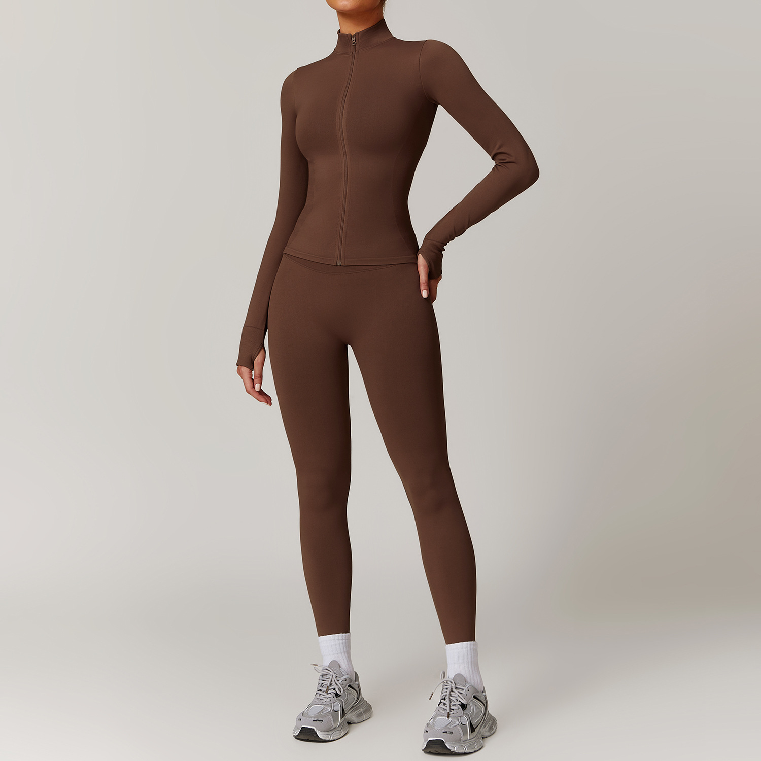 Women Seamless Yoga Set 2PCS W - огляд і ціна Yoga Fitness Jacket