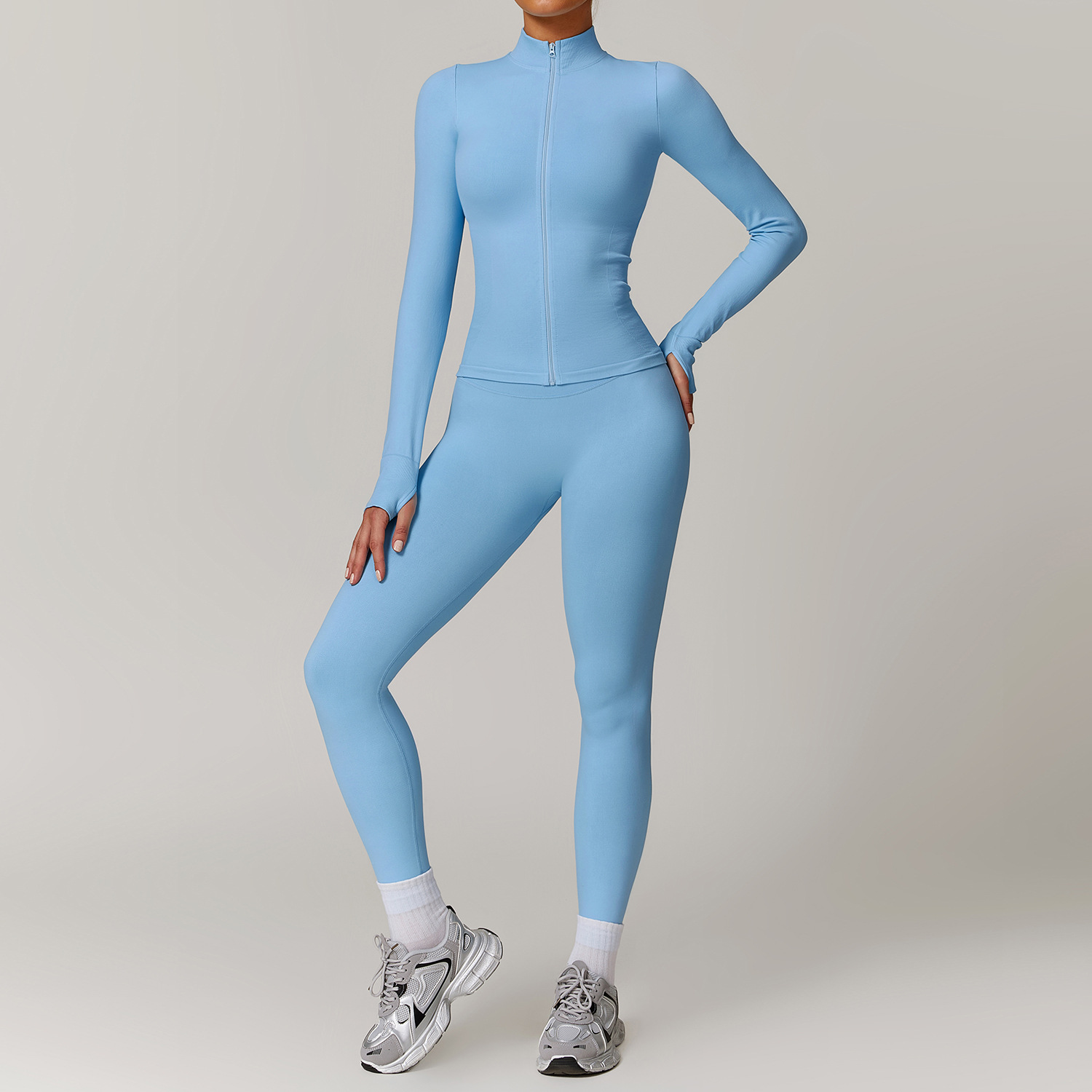 Women Seamless Yoga Set 2PCS W - огляд і ціна Yoga Fitness Jacket