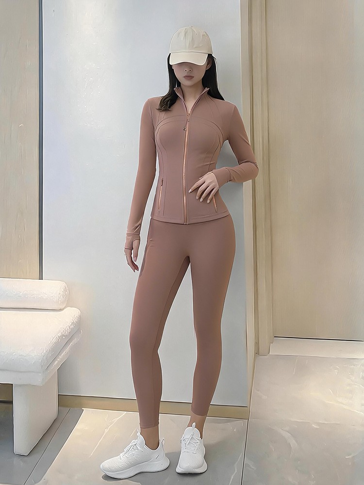 Women's Yoga Set Stand Collar  - огляд і ціна Yoga Fitness Jacket