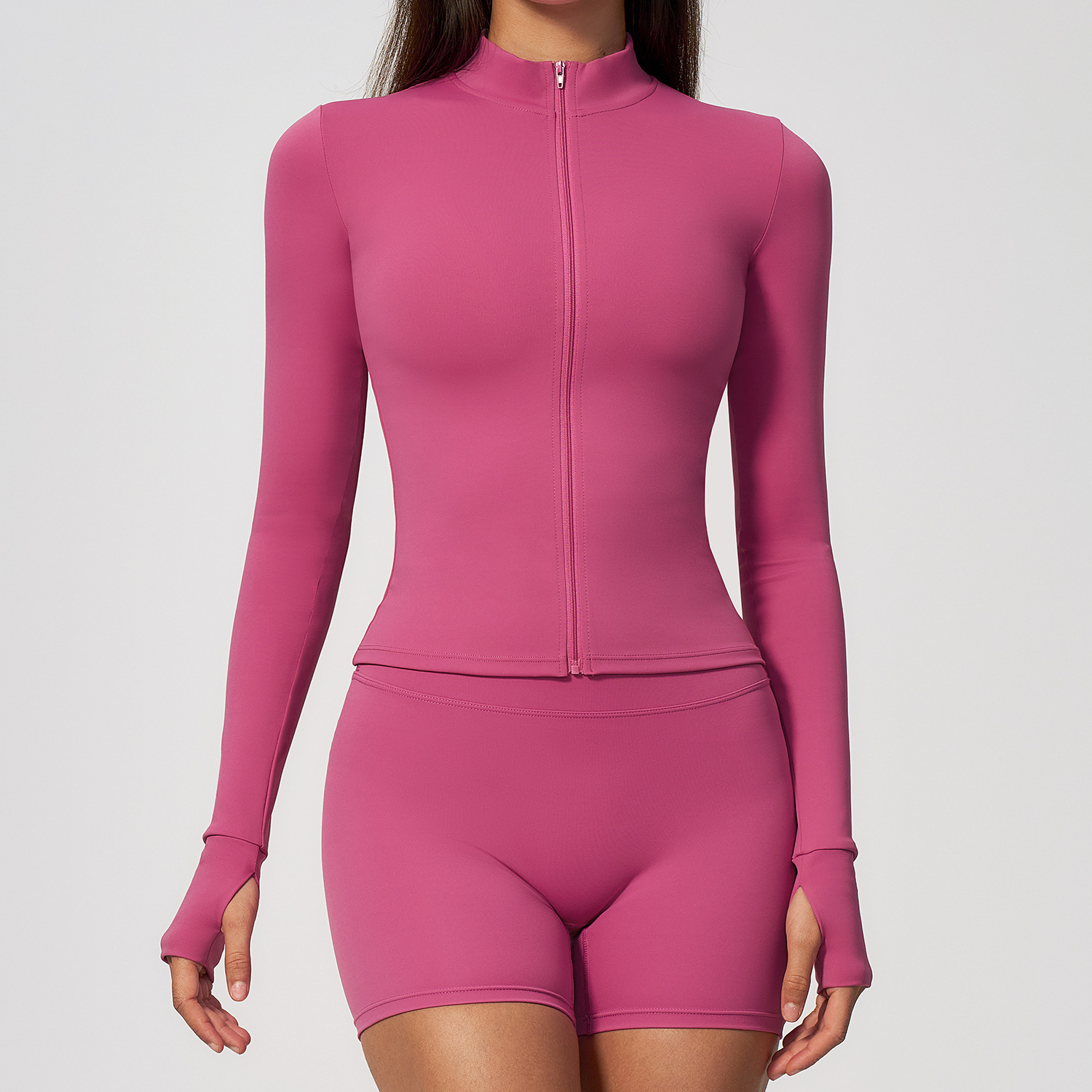 Women Zip Fitness Yoga Shirt L - огляд і ціна Fitness Yoga Only For Women