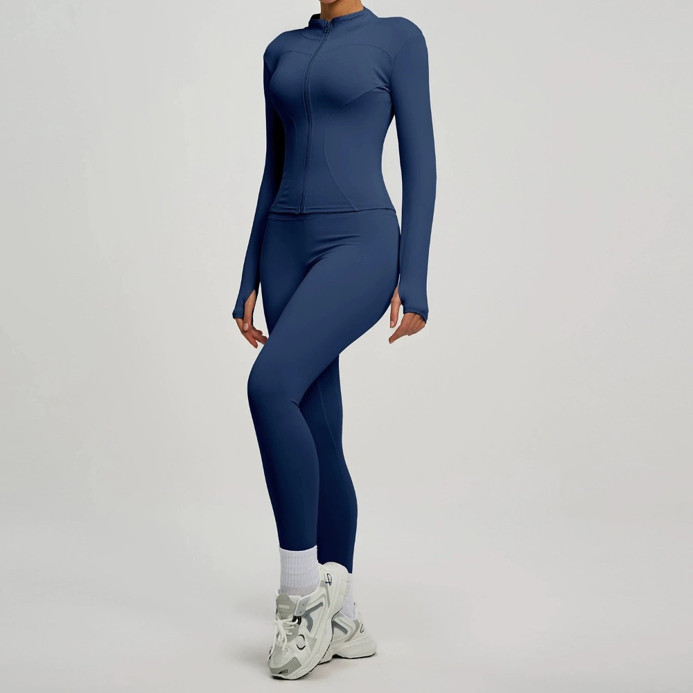 2PCS Jacket Yoga Sets Women Lo - огляд і ціна Yoga Fitness Jacket