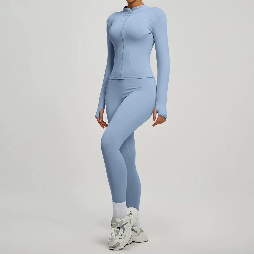 2PCS Jacket Yoga Sets Women Lo - огляд і ціна Yoga Fitness Jacket