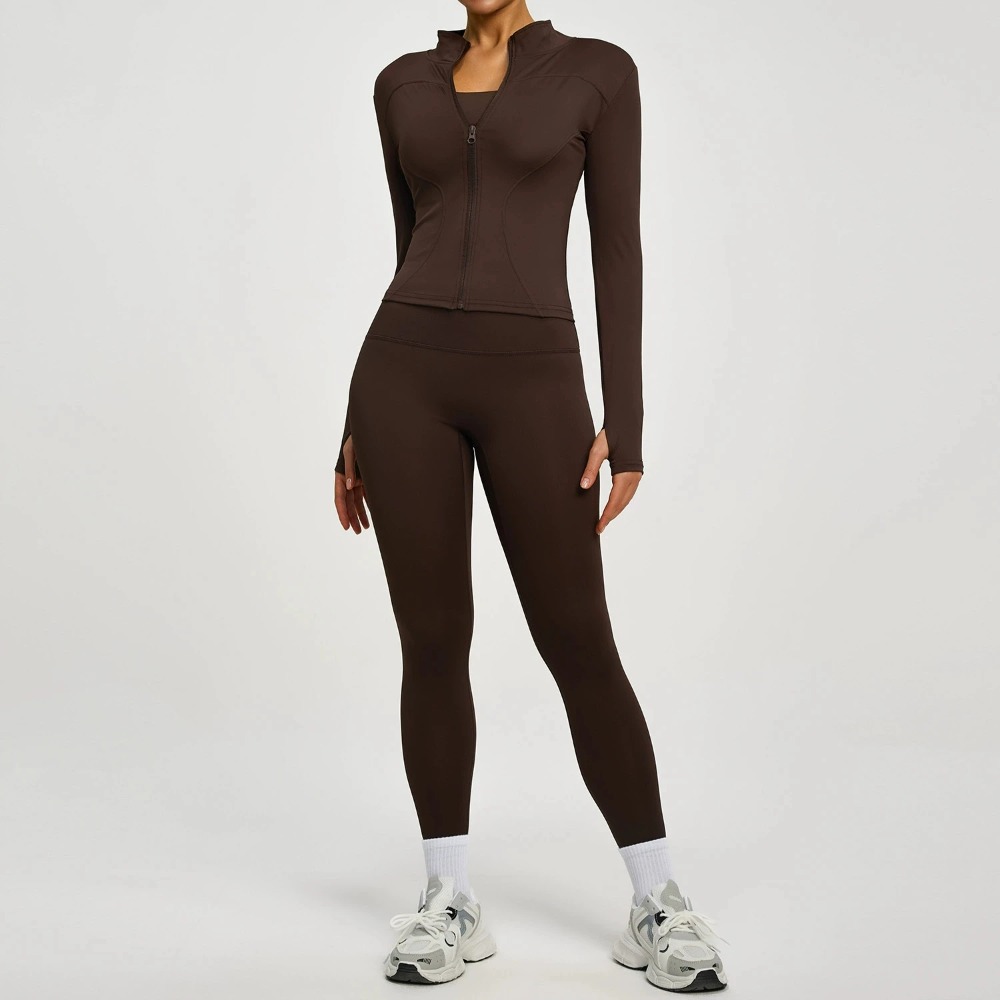2PCS Jacket Yoga Sets Women Lo - огляд і ціна Yoga Fitness Jacket